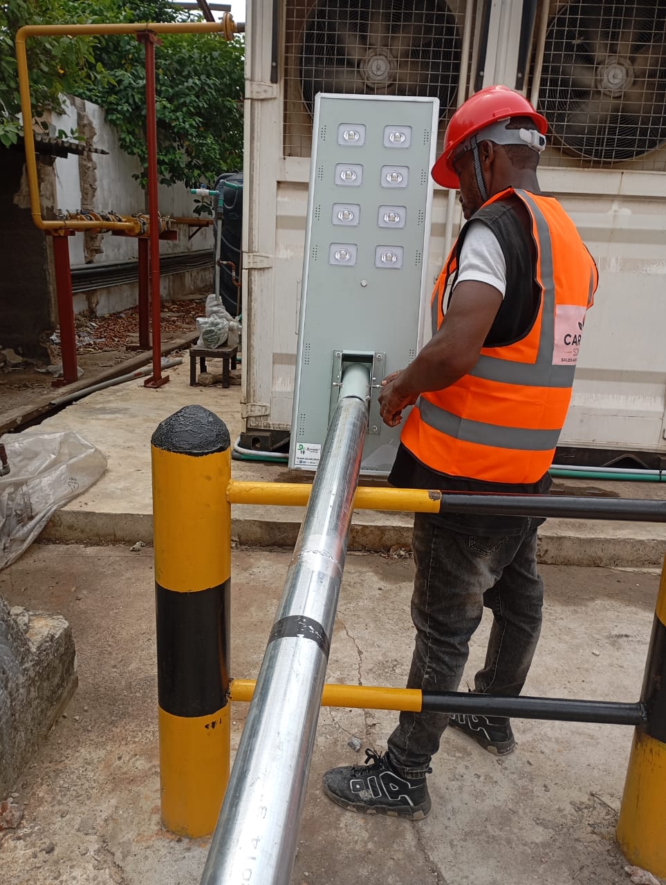INSTALLATION OF INDUSTRIAL SOLAR STREET LIGHT AT AJAO ESTATE, LAGOS