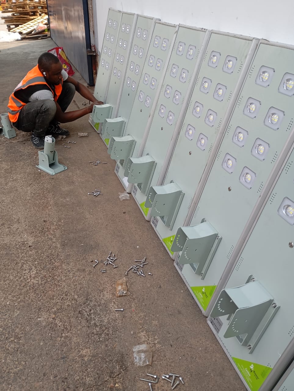 INSTALLATION OF INDUSTRIAL SOLAR STREET LIGHT AT AJAO ESTATE, LAGOS